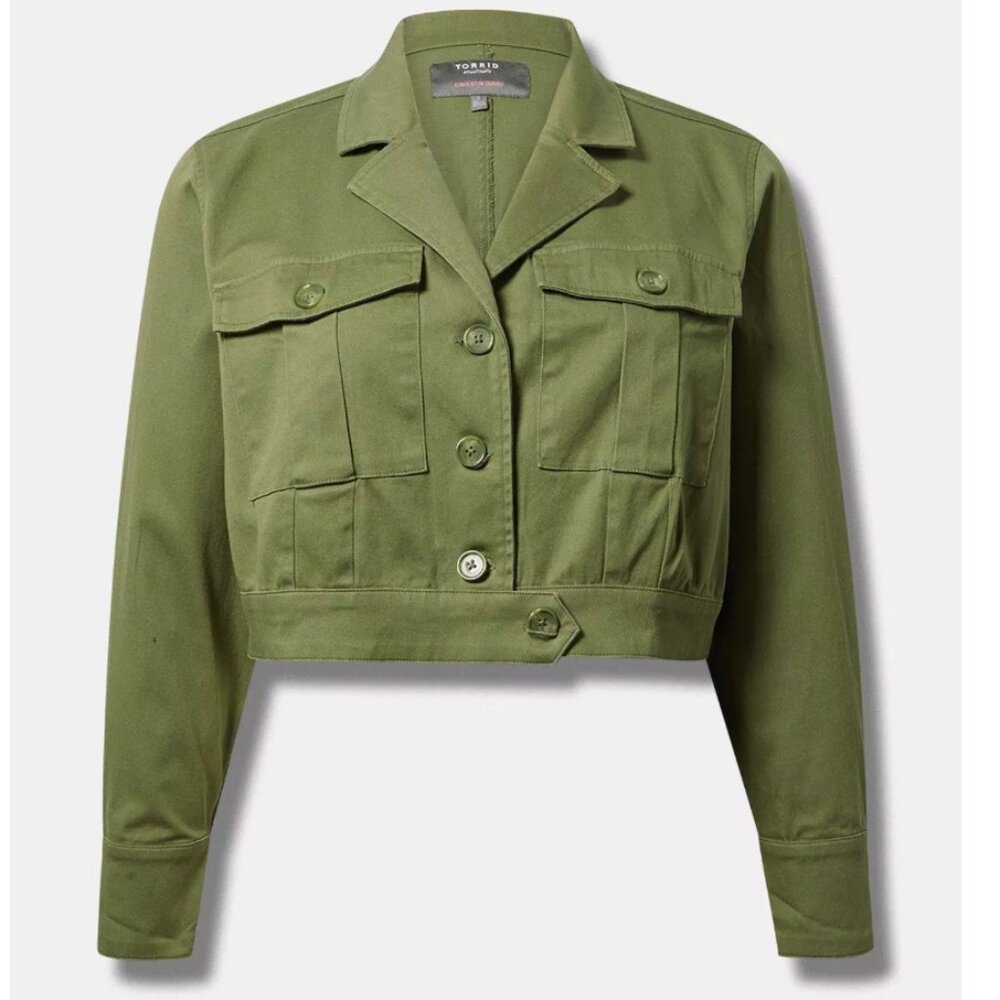 Torrid Twill Safari Jacket Size 2